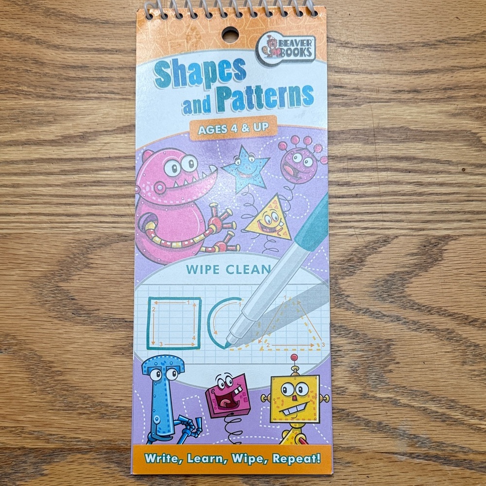 Wipe Clean Learning Books Set - Colors, Alphabet, Numbers, Shapes - Picture 11 of 13
